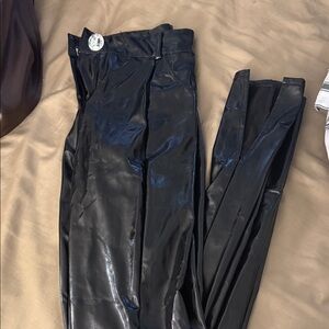 Black Skinny Leather Pants